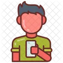 Customer Client Boy Icon