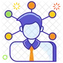 Customer Insights Client Network Customer Segmentation Icon