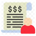 Customer invoice  Icon