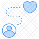 Journey Destination Map Icon
