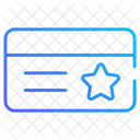 Customer loyalty card  Icon