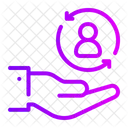 Customer Loyalty Retention Customer Care Icon