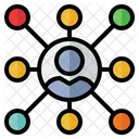 Customer Network Customer Connection Group Icon