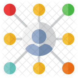 Customer Network  Icon