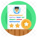 Customer Profile Profile Ratings Client Ratings Icon