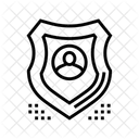 Human Protection Shield Icon