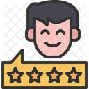 Customer Rating Delivery Rating Rating Stars Icon