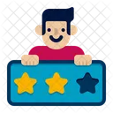 Customer Rating  Icon