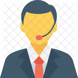 Customer Representative Icon Download In Flat Style   Customer Representative 15 586676 