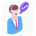 Customer Representative Customer Help Customer Service Icon