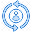 Customer retargeting  Icon