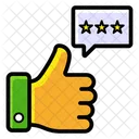 Customer Review Feedback Thumbs App アイコン