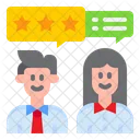Customer Review Business Man Review Icon
