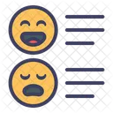 Customer Review Feedback Emoji Feedback Icon