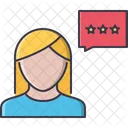 Customer review  Icon