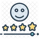 Customer Satisfaction Review Evaluation Icon