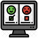 Customer Satisfaction Good Feedback Check Box Icon