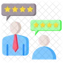 Customer Satisfaction Customer Experience Review Icon