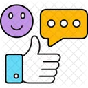 Customer Satisfaction Feedback Review Icon