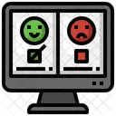 Customer Satisfaction Good Feedback Check Box Icon