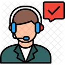Customer Service Support Business Icon