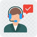 Customer Service Support Business Icon