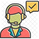 Customer Service Support Business Icon