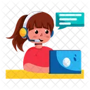 Customer Service Chat Assistance Customer Support Icon
