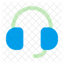 Customer Service Headphone Support Icon