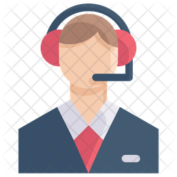 Customer Service Icon - Download in Flat Style