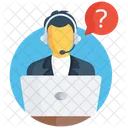 Customer Service Customer Support Call Services Icon