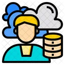 Customer Service Cloud System Online Icon