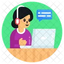 Call Center Helpline Customer Support Icon
