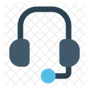 Customer Service Headphone Microphone Icon