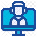 Customer Service Virtual Assistant Contact Icon
