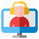 Customer Service Virtual Assistant Contact Icon