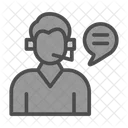 Customer Service Assistance Business Icon