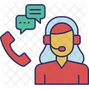 Customer Service Call Center Customer Support Icon