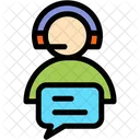 Customer Service Agent Communications Call Icon