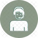 Customer service agent  Icon