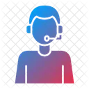 Customer Service Agent  Icon