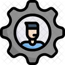 Customer Service Gear  Icon