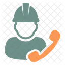 Customer Service Construction Worker Icon