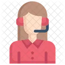 Technical Support Call Center Communication Icon
