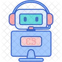 Customer Service Robot  Icon
