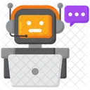 Customer Service Robot Customer Service Customer Support Icon