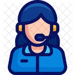 Customer service woman  Icon