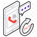 Helpline Customer Services Call Services Icon