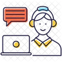 Customer Services Helpline 24 Hr Services Icon