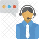 Man Operator Customer Icon
